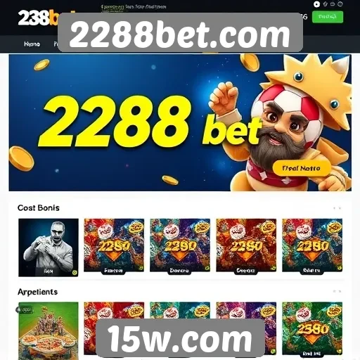 Acessibilidade e design do site 2288bet.com